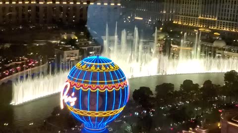 Gorgeous view of the Belagio fountain