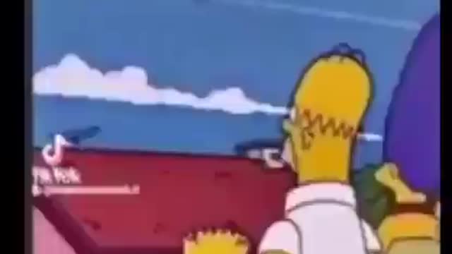Even chemtrails in the simpson