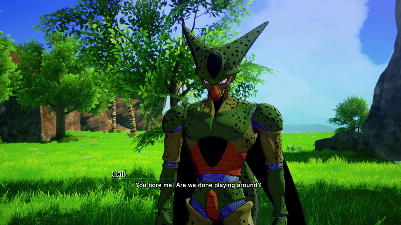 DBZ: Kakarot(PS5) Android 17 and Cell 2nd Form Fight Part 1