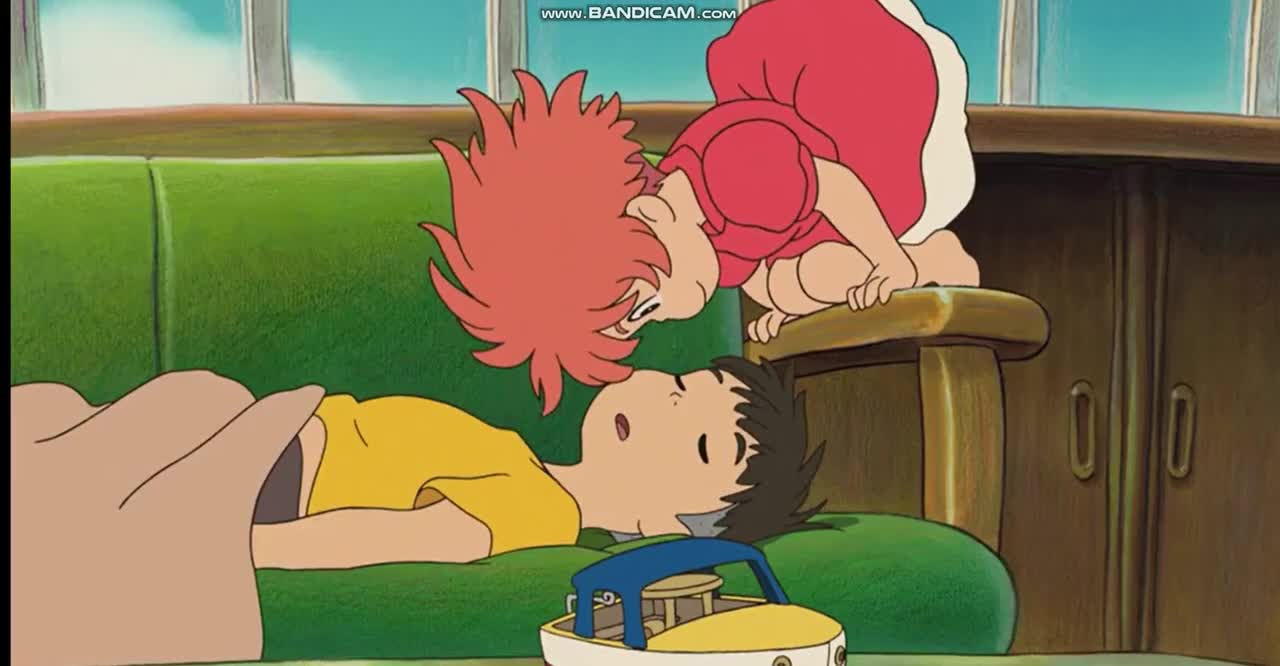 Ponyo on the Cliff by the Sea (2008) English Dubbed Good Morning Sõsuke!