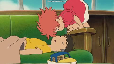 Ponyo on the Cliff by the Sea (2008) English Dubbed Good Morning Sõsuke!