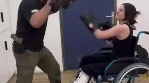 Krav Maga legend Sagi Dovev trains hostage survivor Maya Regev in Krav