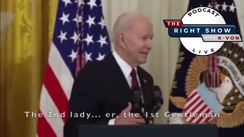 Biden says "1st Lady's Husband is Very Sick" (comedian K-von laughs)