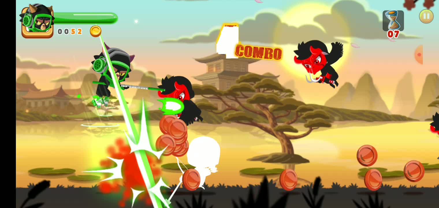 Try the hero Shiro in the game Ninja Dash Run Level 5