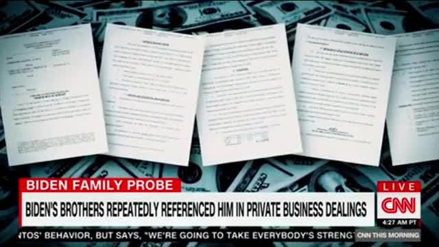 CNN report on Biden brother cashing in.