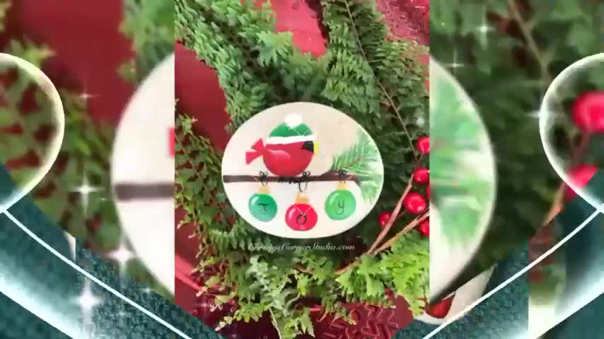 40 Latest and elegant rock and stone painting ideas acording ro Christmas