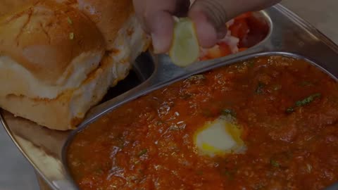 Indian food pav bhaji