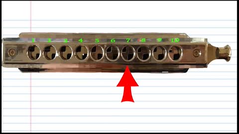 Play Along - Jingle Bells - Chromatic Harmonica - Key of C #shorts