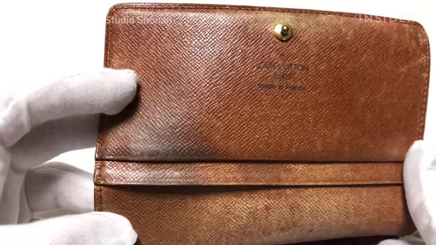 How An $800 Louis Vuitton Wallet Is Professionally Restored Refurbished