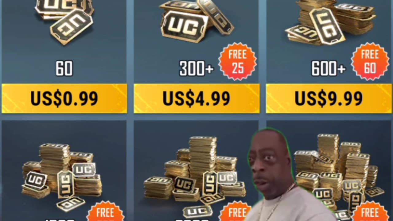 When I entered uc shop without money