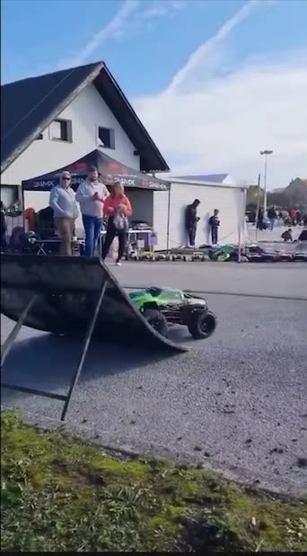 RC car to the face