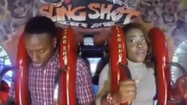 When the ride operator pulls seatbelt | prank