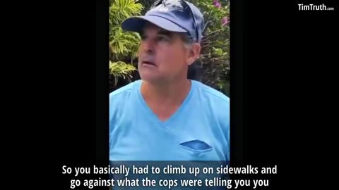 MAN ESCAPES MAUI POLICE KILL ZONE