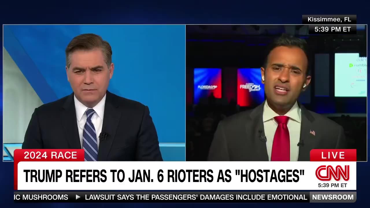 CNN’s Jim Acosta gets TRIGGERED by Vivek Ramaswamy: