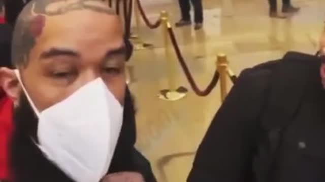 Jaden X aka John Sullivan inside the Capitol