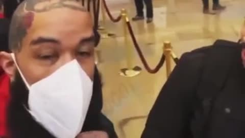 Jaden X aka John Sullivan inside the Capitol