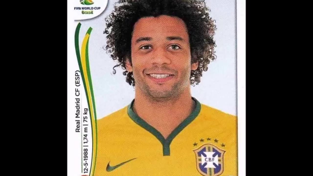 PANINI STICKERS BRAZIL TEAM WORLD CUP 2014