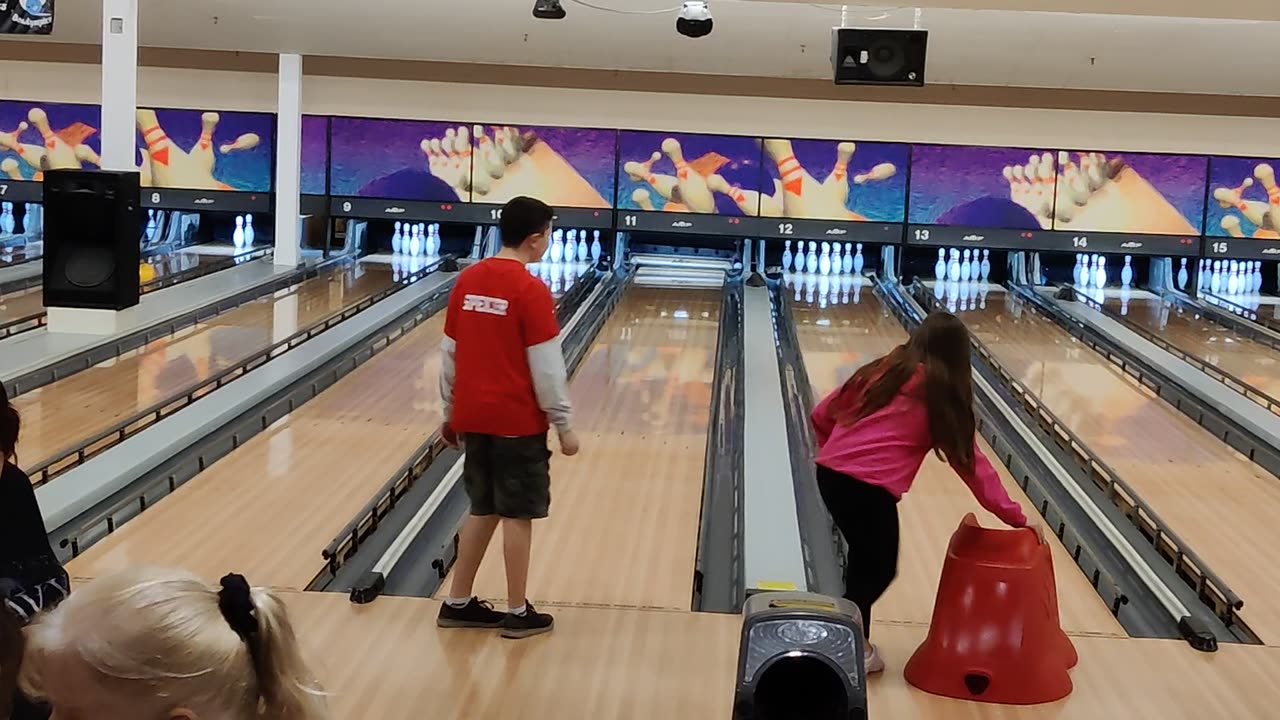 Spencer bowling Stars and Strikes VID_20231111_133052