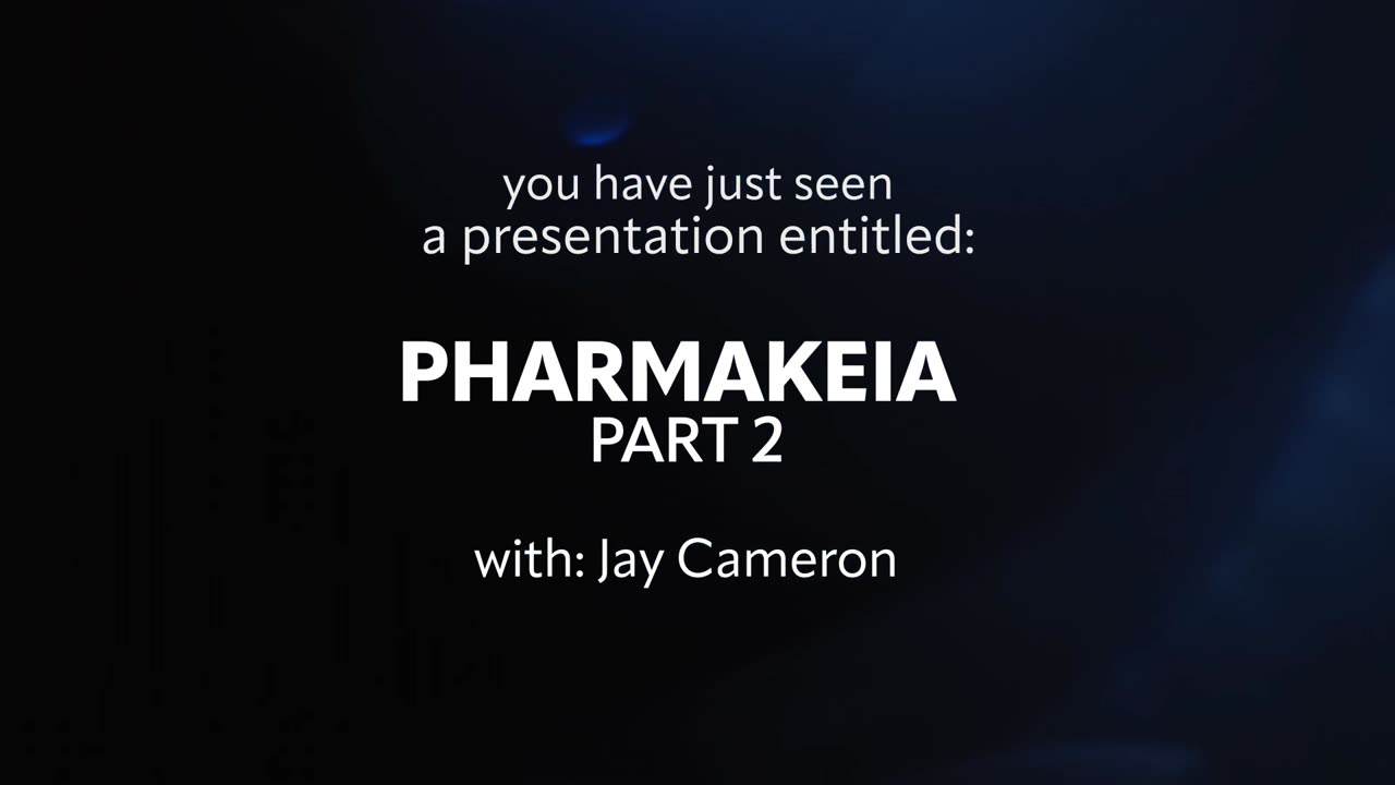 pharmakeia part 2 with Jay Cameron