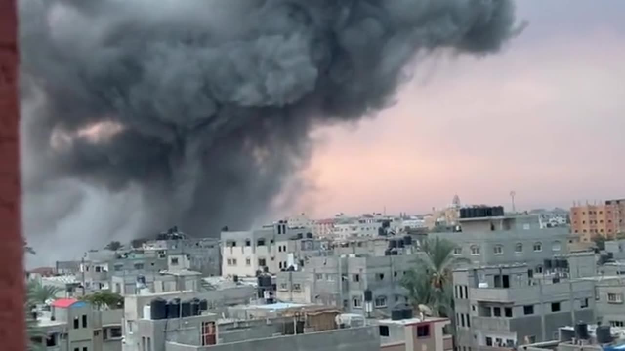 Live footage from window Gaza