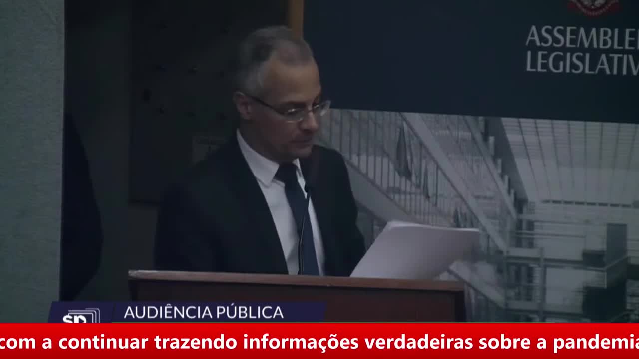 AUDIÊNCIA PÚBLICA NA ALESP - PASSAPORTE SANITÁRIO