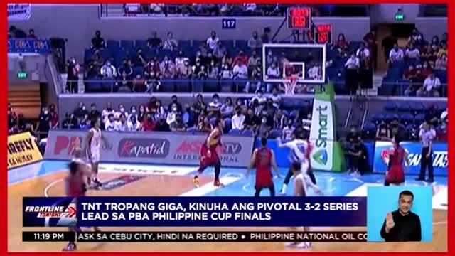 TNT Tropang Giga, nakuha ang 3-2 lead sa 2022 PBA上7Philippine Cup Finals