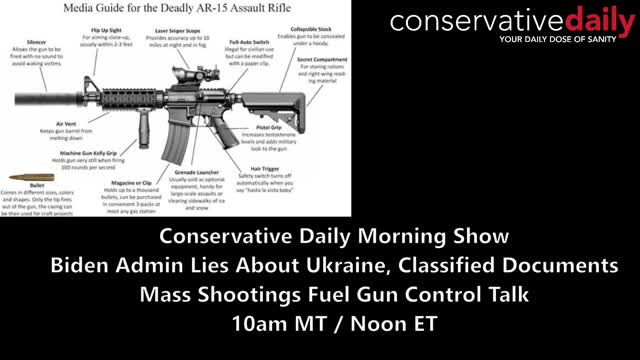 Biden Admin Lies About Ukraine, J6, Classified Documents...Everything; Mass Shootings Fuel Gun Control Talk