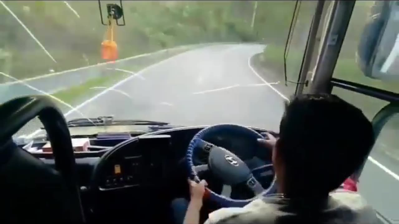 Indian driving for bus