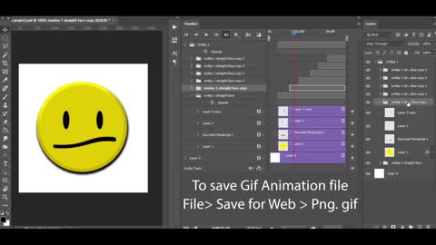 Create GIF animation in Adobe Photoshop