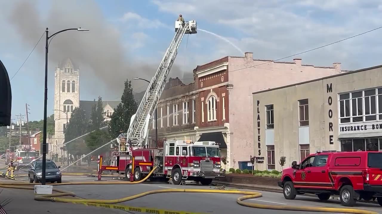 Senator Rand Paul's office was destroyed this morning in a fire