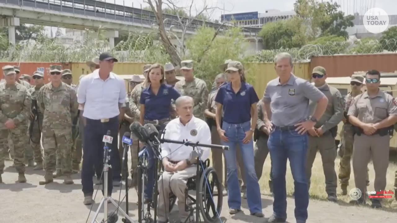 Greg Abbott claims Joe Biden 'abandoned' border, defends Lone Star | USA TODAY