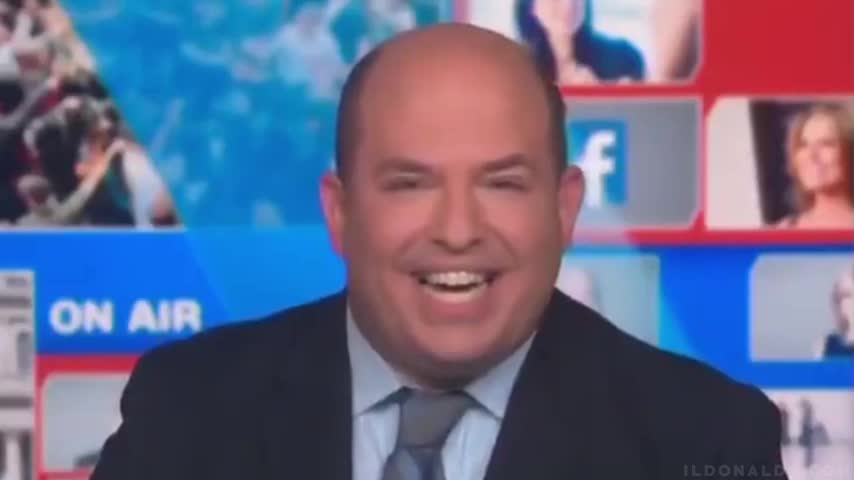 Brian Stelter gets destroyed and dreams of a happy place