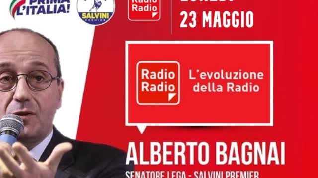 🔴 Intervista radiofonica al Sen. Alberto Bagnai su "Radio Radio" del 23/05/2022: il PNRR.