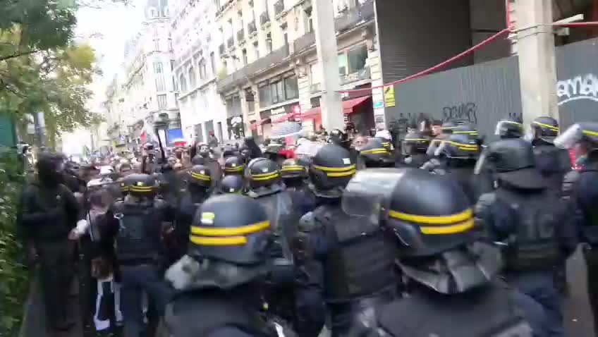 Tensions are heating up in Paris, France between