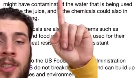Simply Orange (owned by Coco-Cola) sued for having toxic chemicals