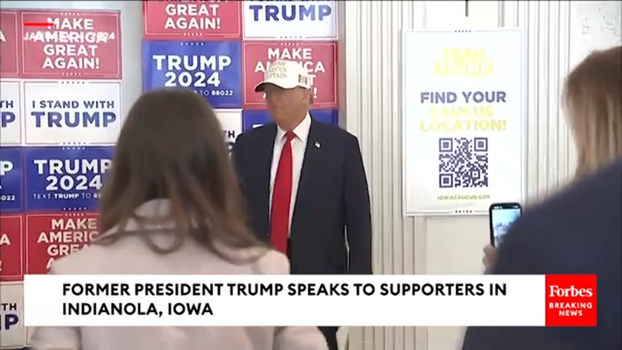 Trump Mocks Rivals' Poll Numbers In Remarks To Iowa Campaign Workers And Volunteers