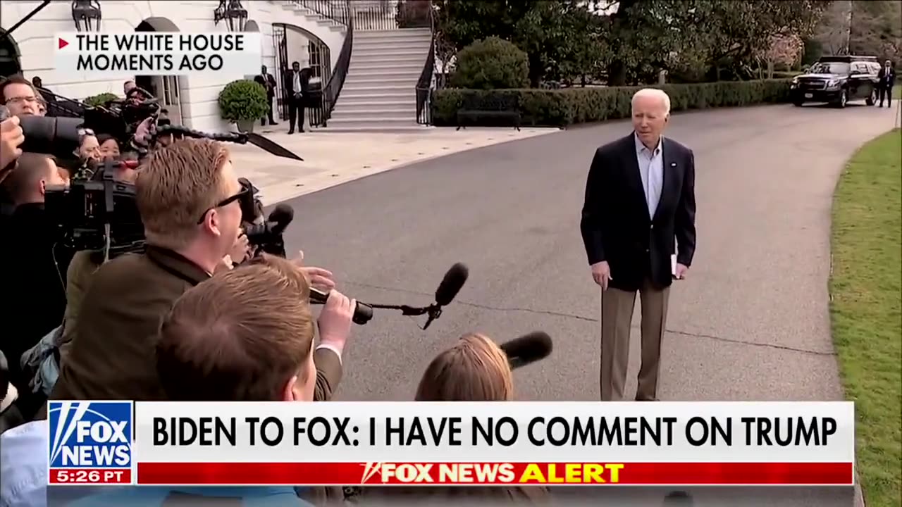 Biden, White House REFUSE to Answer Questions on Trump Indictment