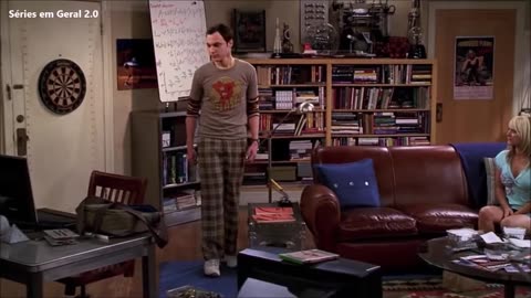 Big Bang A Teoria Sheldon explicar porque niguem senta no lugar dele Dublado T01E01