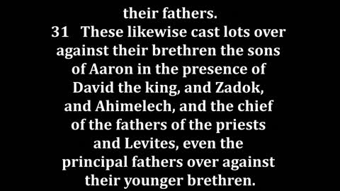 1 Chronicles 24 King James version