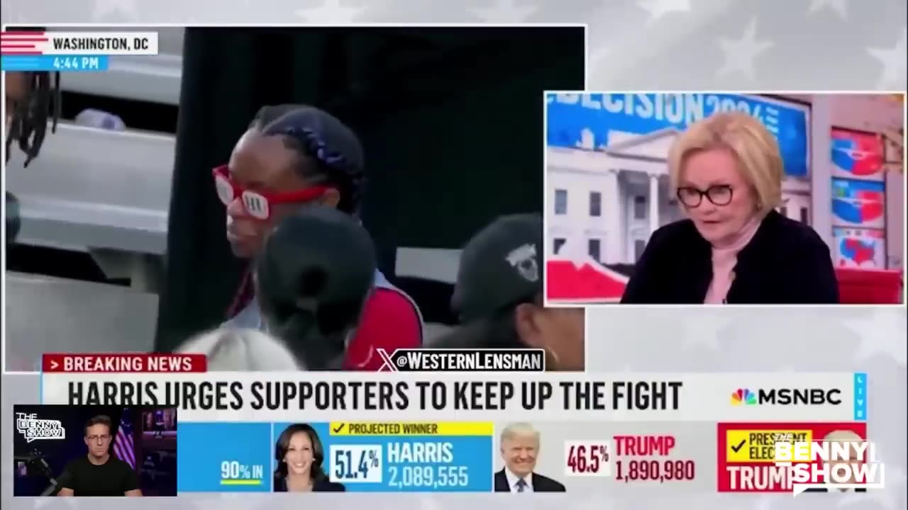 Nancy Pelosi BURST Into TEARS On LIVE-TV at Kamala Concession Speech To Trump, Kamala Voters SOB