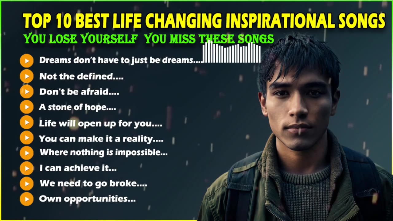 Top 10 Best life changing inspirational, New Best Motivational songs ever 8K - MUSIC