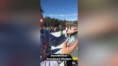 SteveWillDoIt Snowboard Shotgun