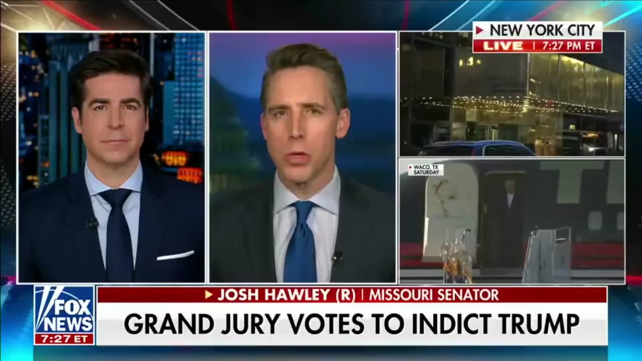 Josh Hawley NUKES The Corrupt Leftist Indictment Of Trump