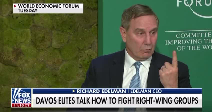 Davos Elites Talk How to Fight Right Wing Groups