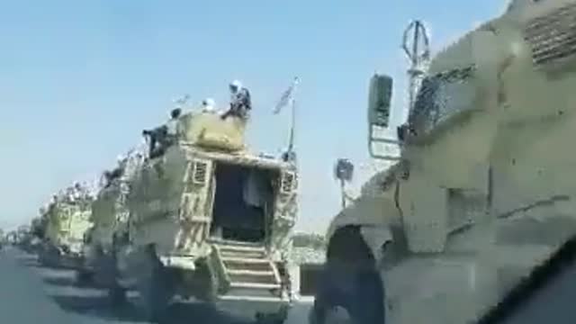 Military Convoy in Afghanistan