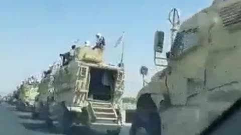 Military Convoy in Afghanistan