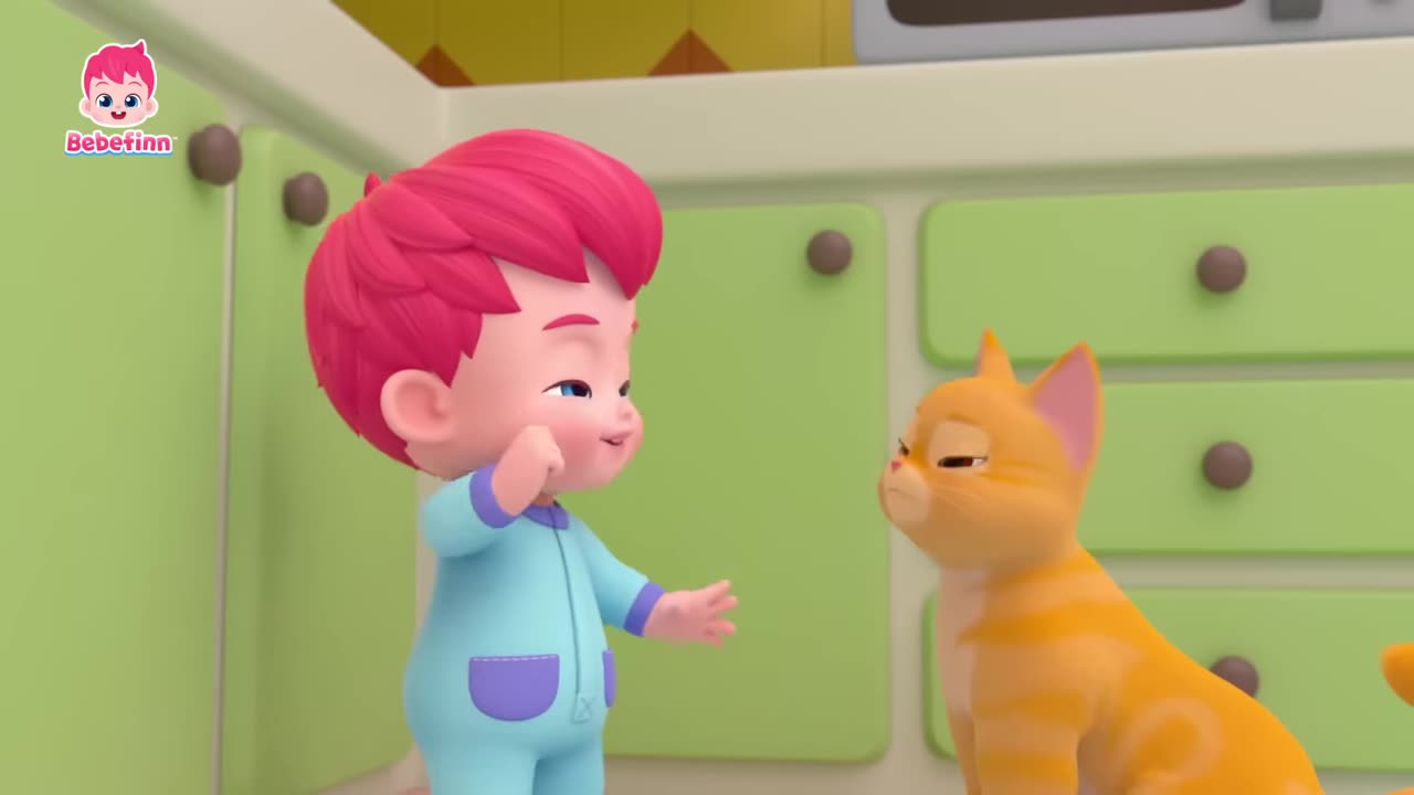 Good Morning ☀️ Let's Feed Boo 😻 | Bebefinn Best Songs and Nursery Rhymes Kids videos for kids