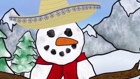 Snowman (Hombre de nieve) | Winter-themed Spanish Music Video