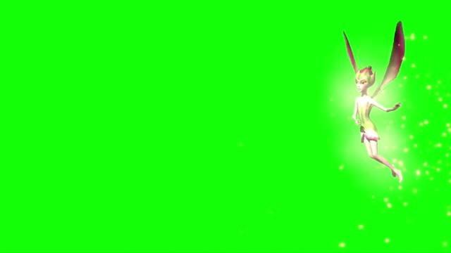 Fairy green screen effect