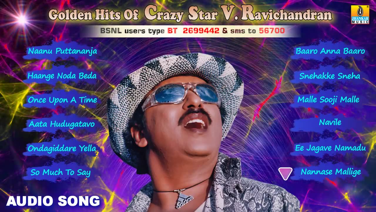 Golden Hits Of Crazy Star V Ravichandran- _ Superhit Kannada Songs of V Ravichandran _ Audio Jukebox